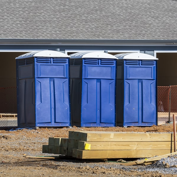 do you offer hand sanitizer dispensers inside the portable toilets in Warrensburg